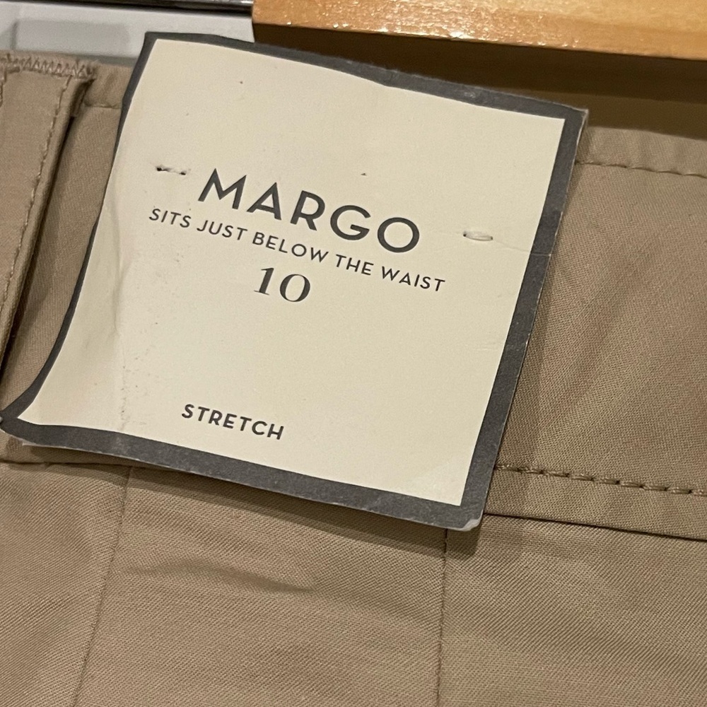 NWT Ann Taylor $88 bamboo buckle Margo stretch pant - Picture 4 of 8